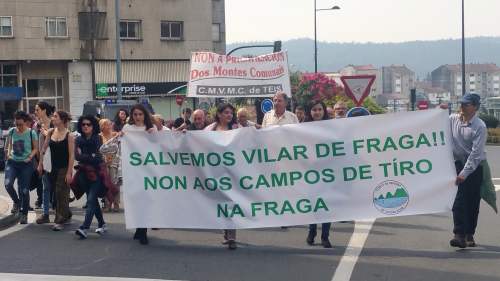 Manifestación Por un Plano Forestal: Compostela, abril 2018